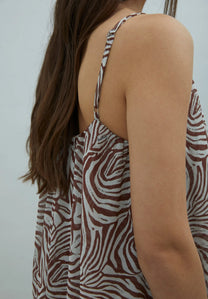 Zebra Trapeze Dress