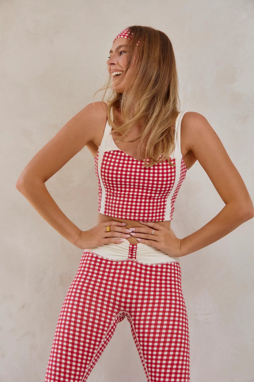 Luxe Balance Color Block Sports Crop