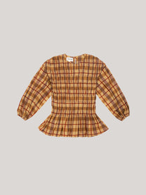 Autumn Plaid Blouse