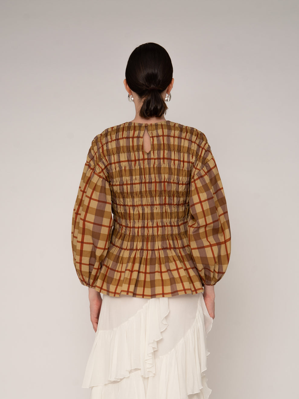 Autumn Plaid Blouse