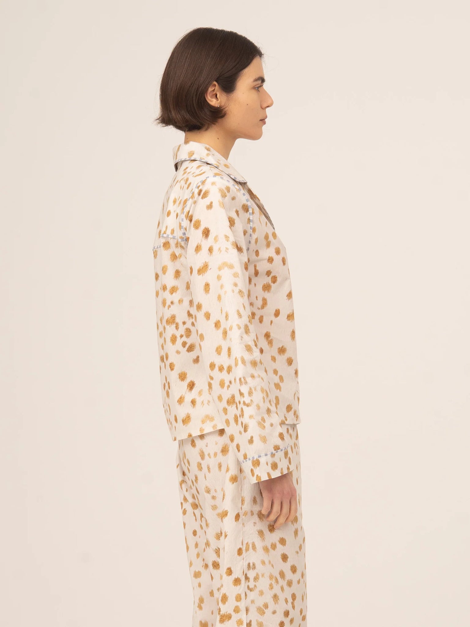 Bambi Deer Print Pajama Shirt