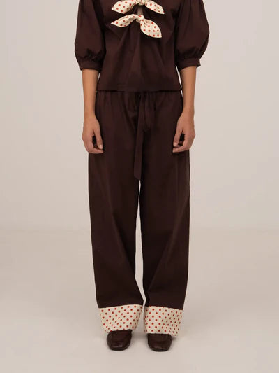 Juggler Brown Polka Dot Pants