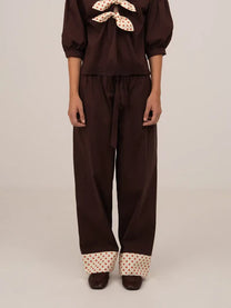 Juggler Brown Polka Dot Pants