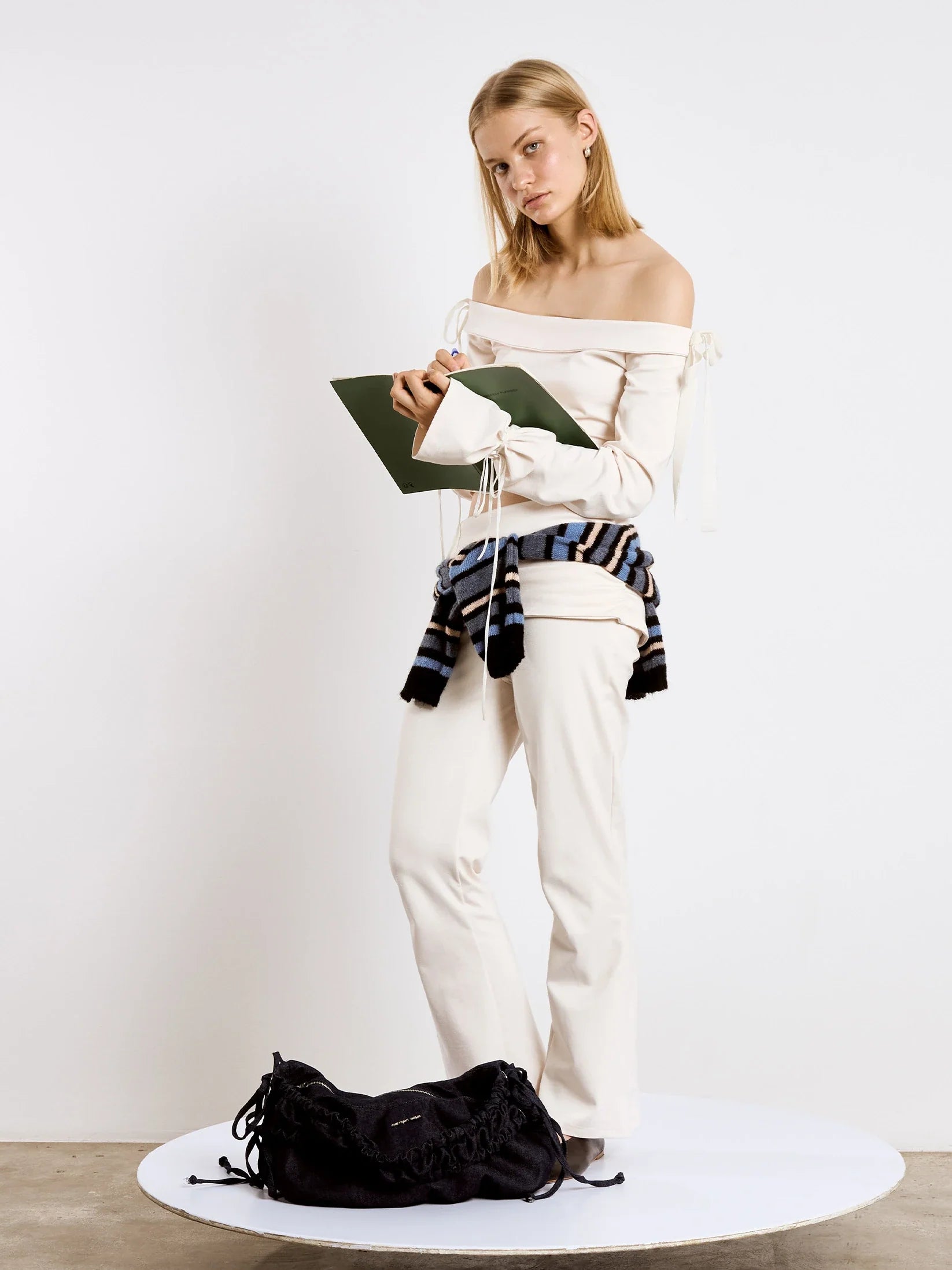 Angelic White Jersey Pants