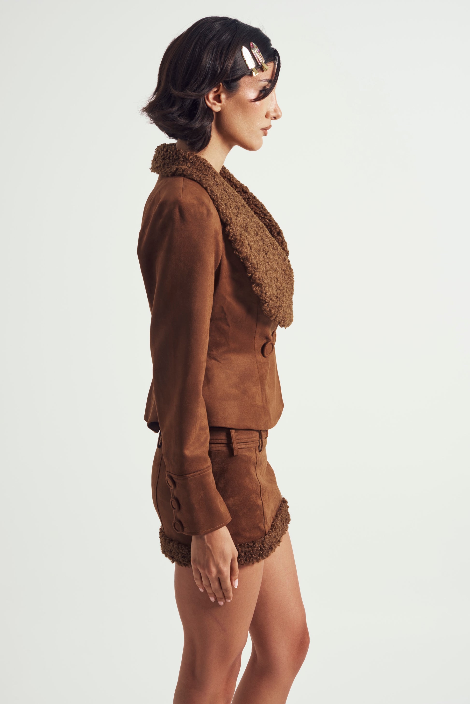 Celine Suede Coat