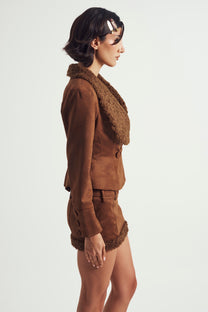 Celine Suede Coat