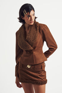 Celine Suede Coat