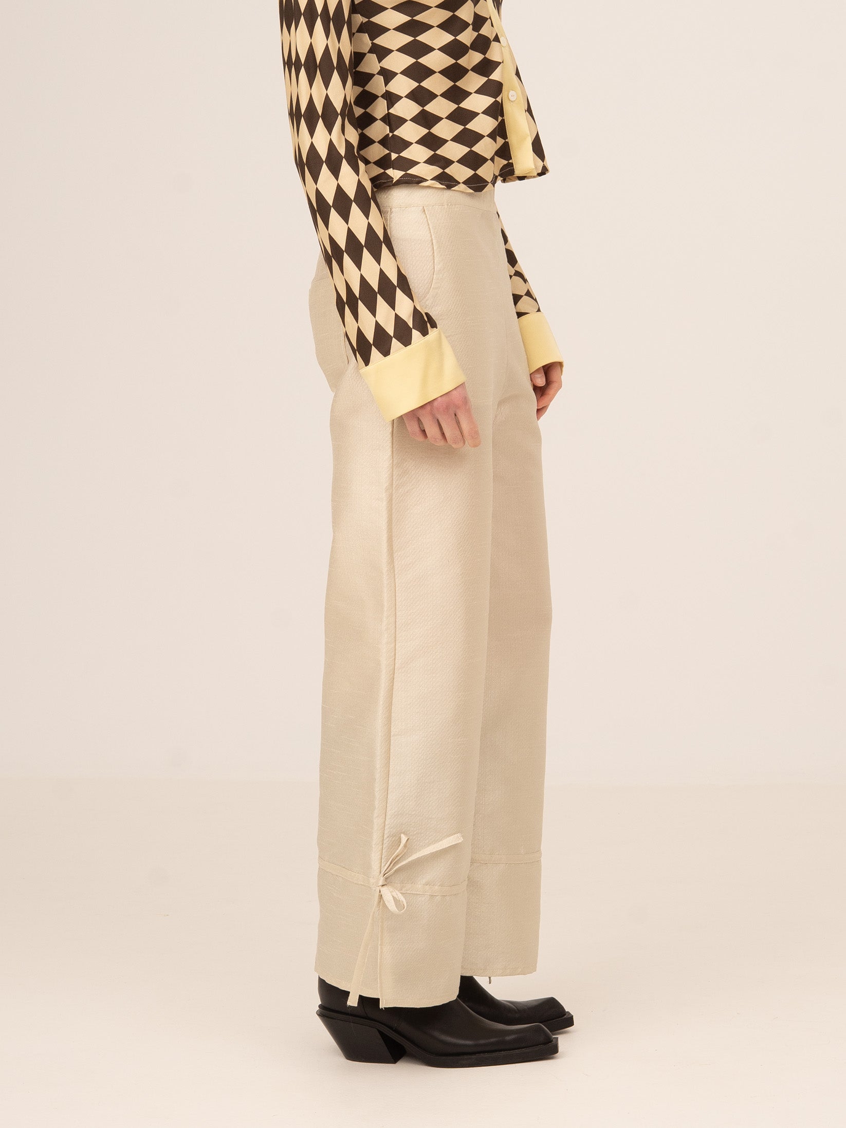 Clown Cream Sparkle Pants