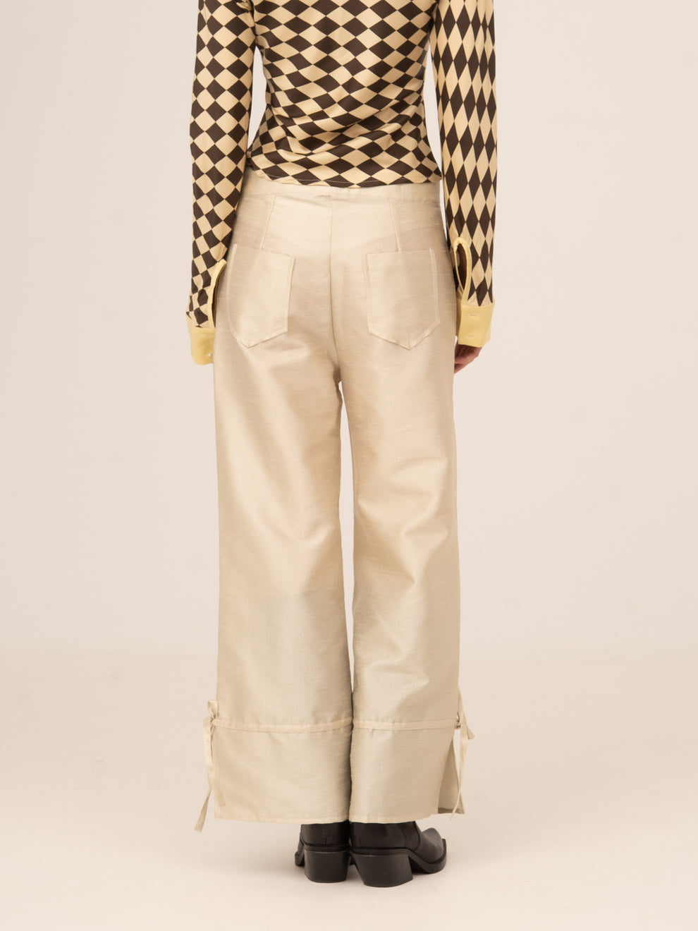 Clown Cream Sparkle Pants