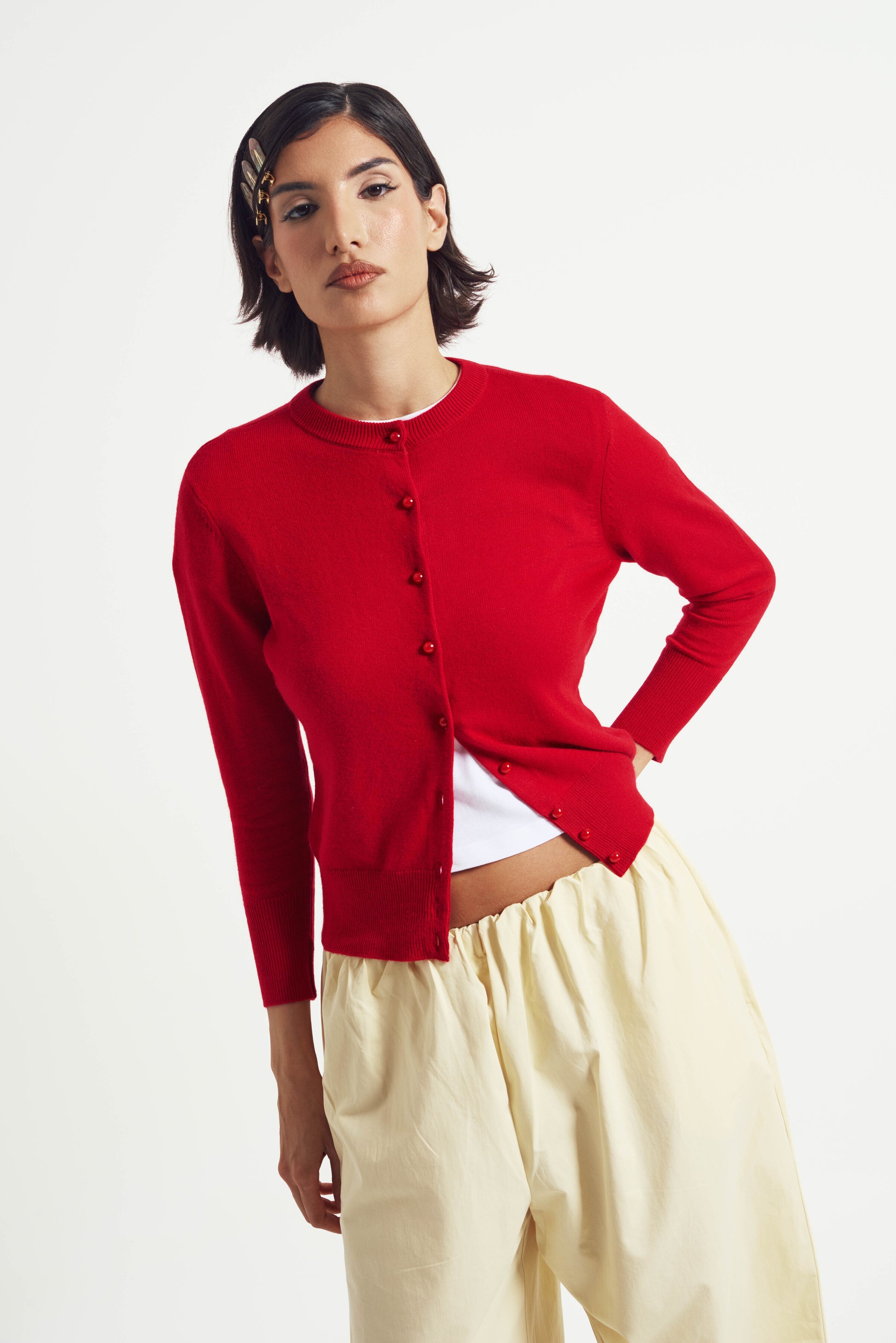 Emelie Cropped Cardigan
