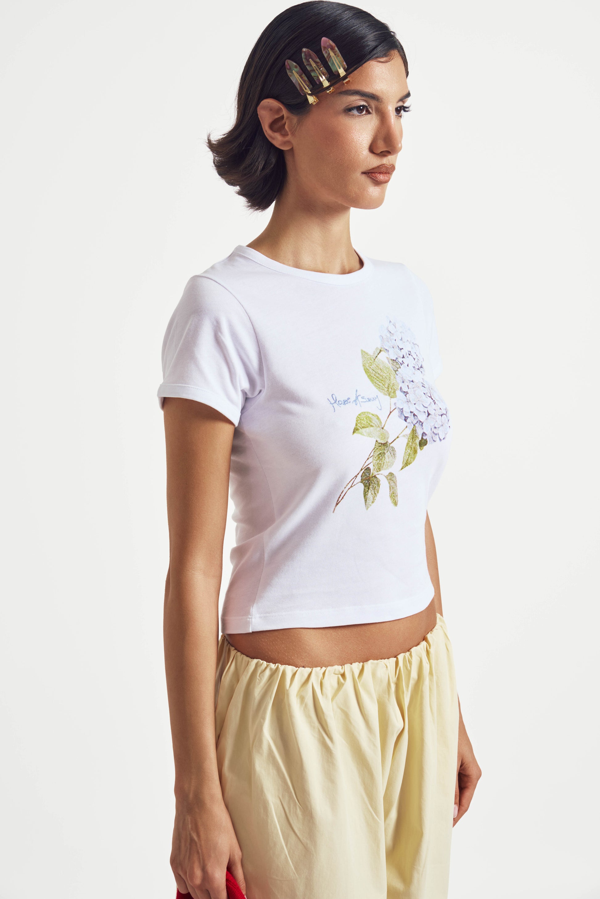 Hydrangea Baby Tee