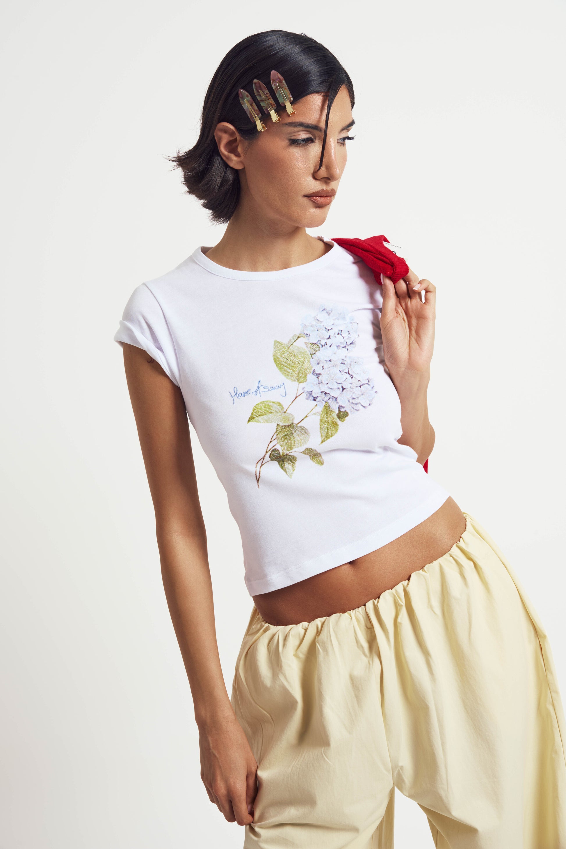 Hydrangea Baby Tee