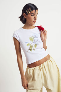 Hydrangea Baby Tee