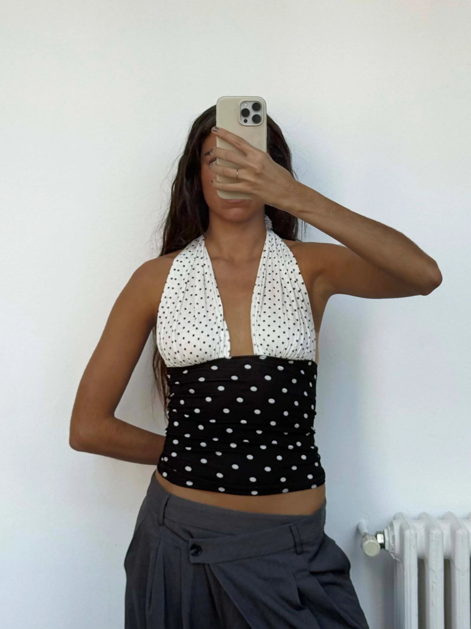 Isabela Polka Dots Top