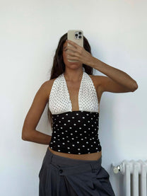 Isabela Polka Dots Top