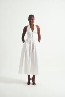 Isabella Dress in White
