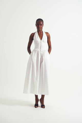 Isabella Dress in White