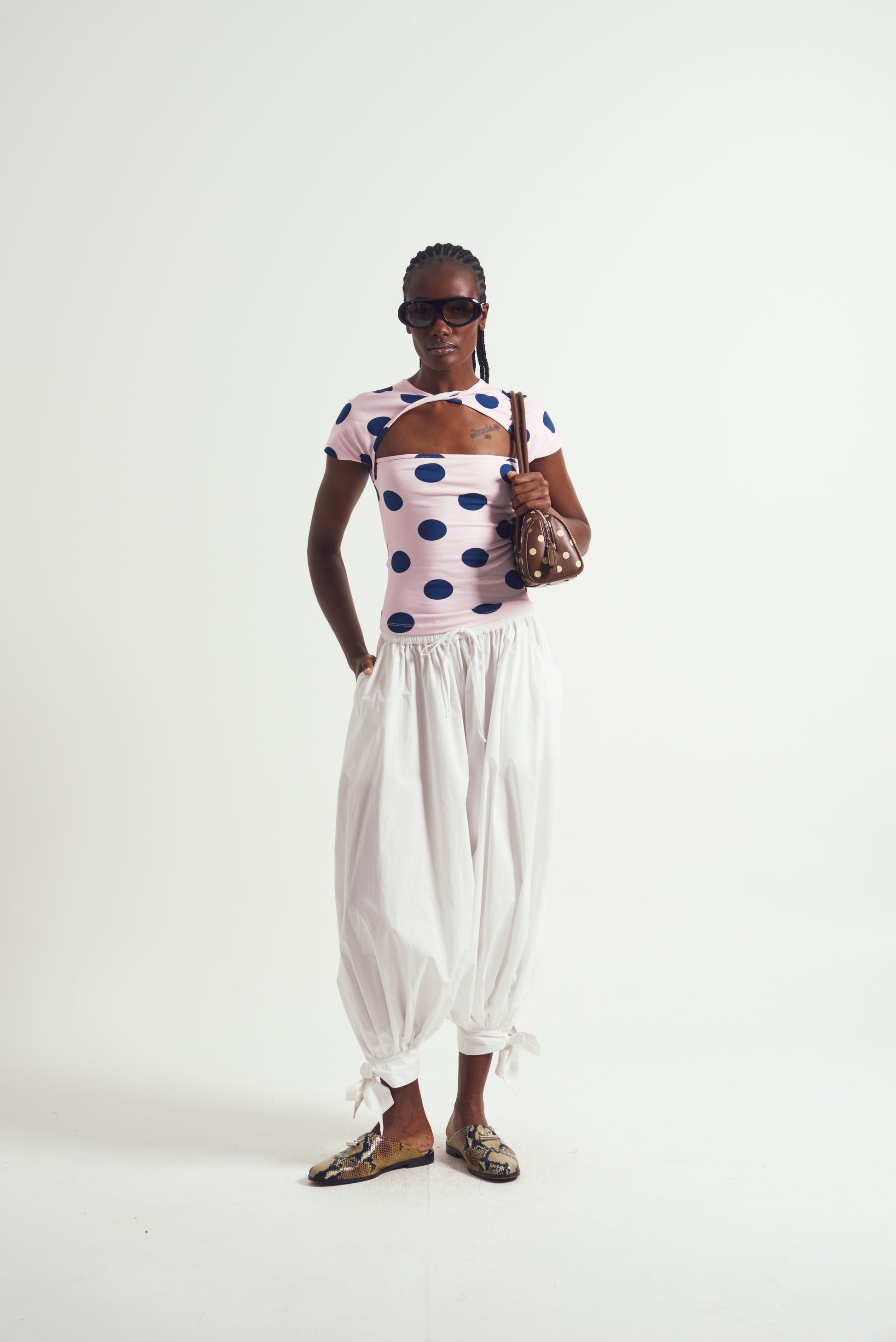 Lotus Polka Dots Top