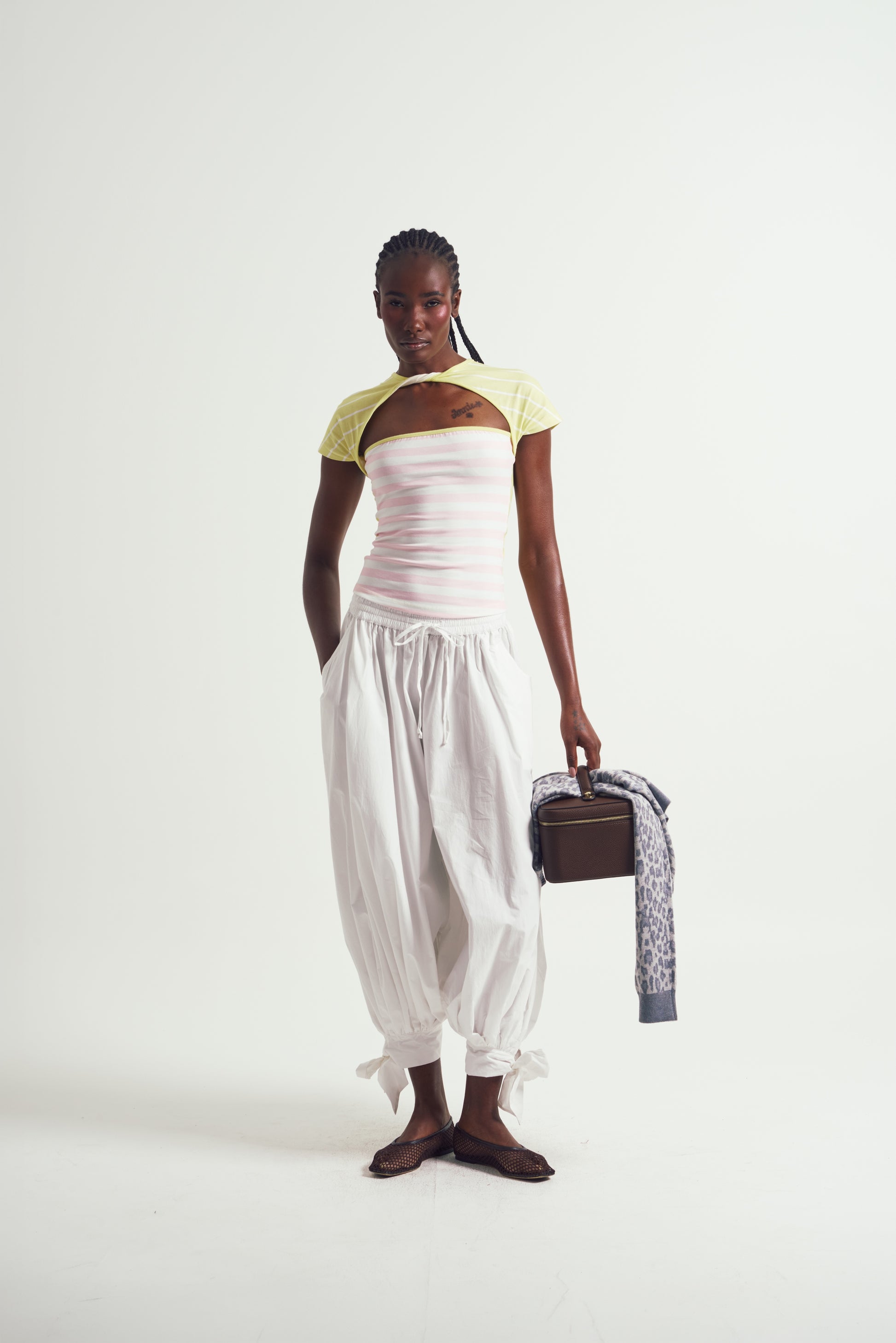 Lotus Stripes Top