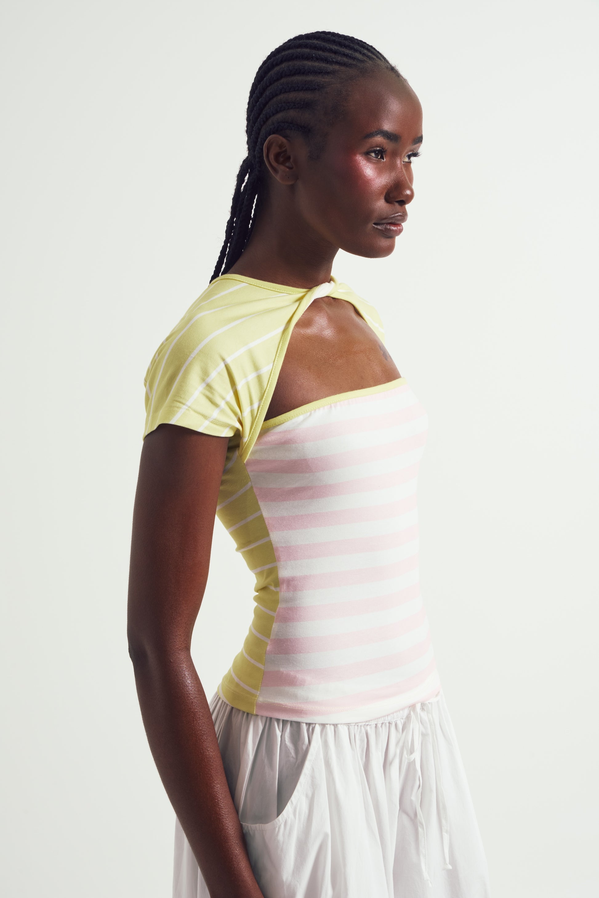 Lotus Stripes Top