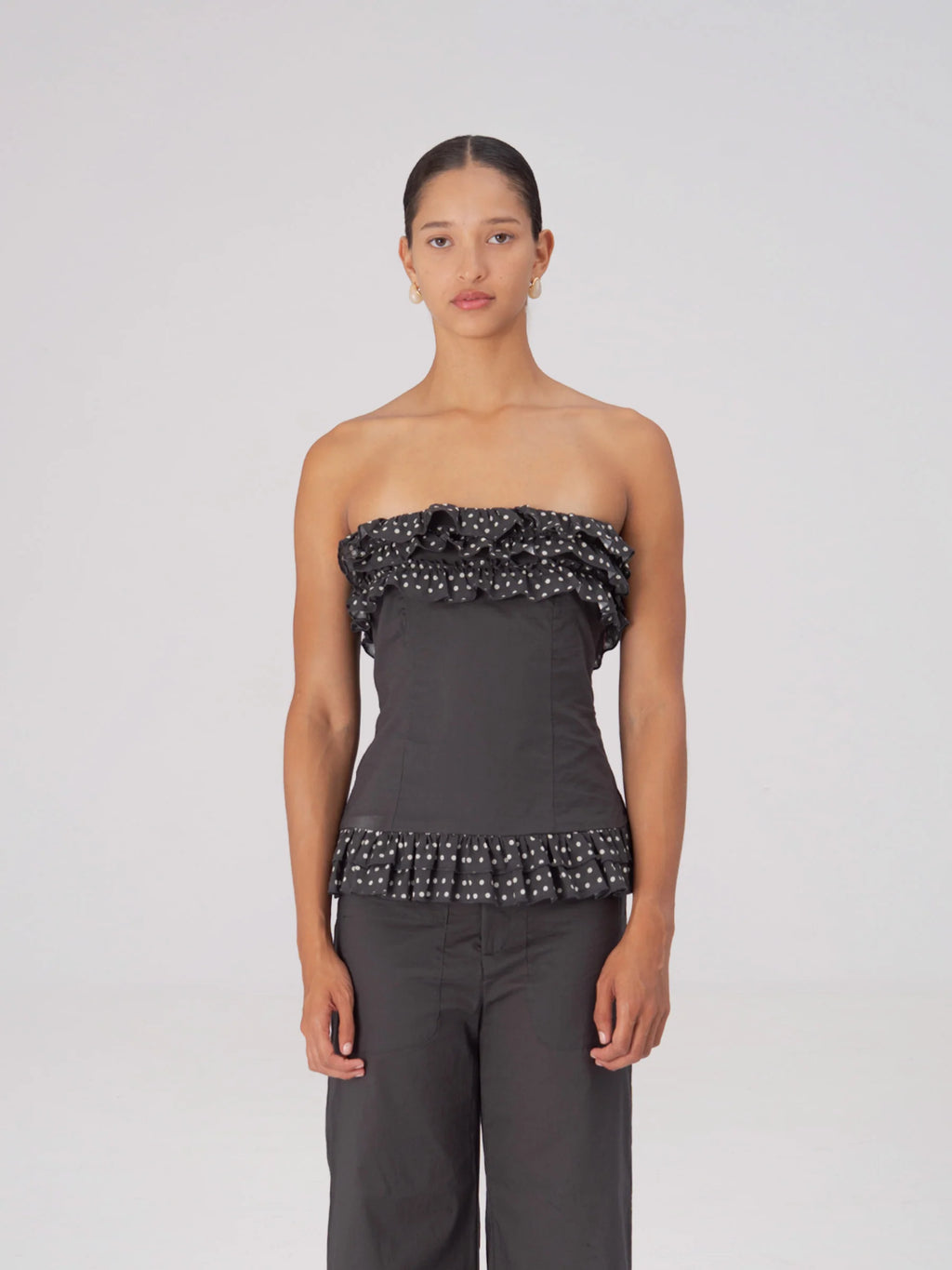 Night Noctis Polka Dot Top