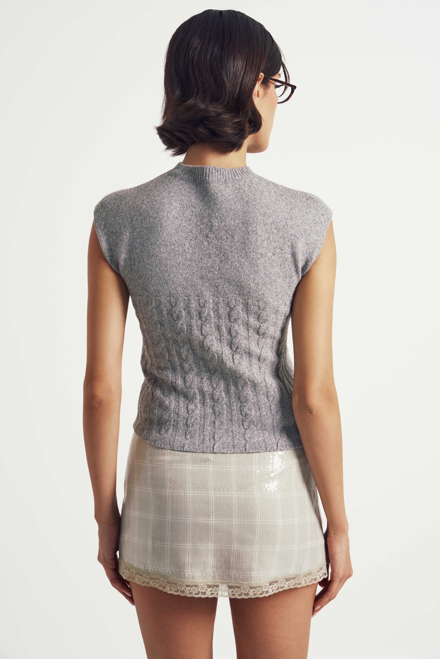 Orchid Grey Top