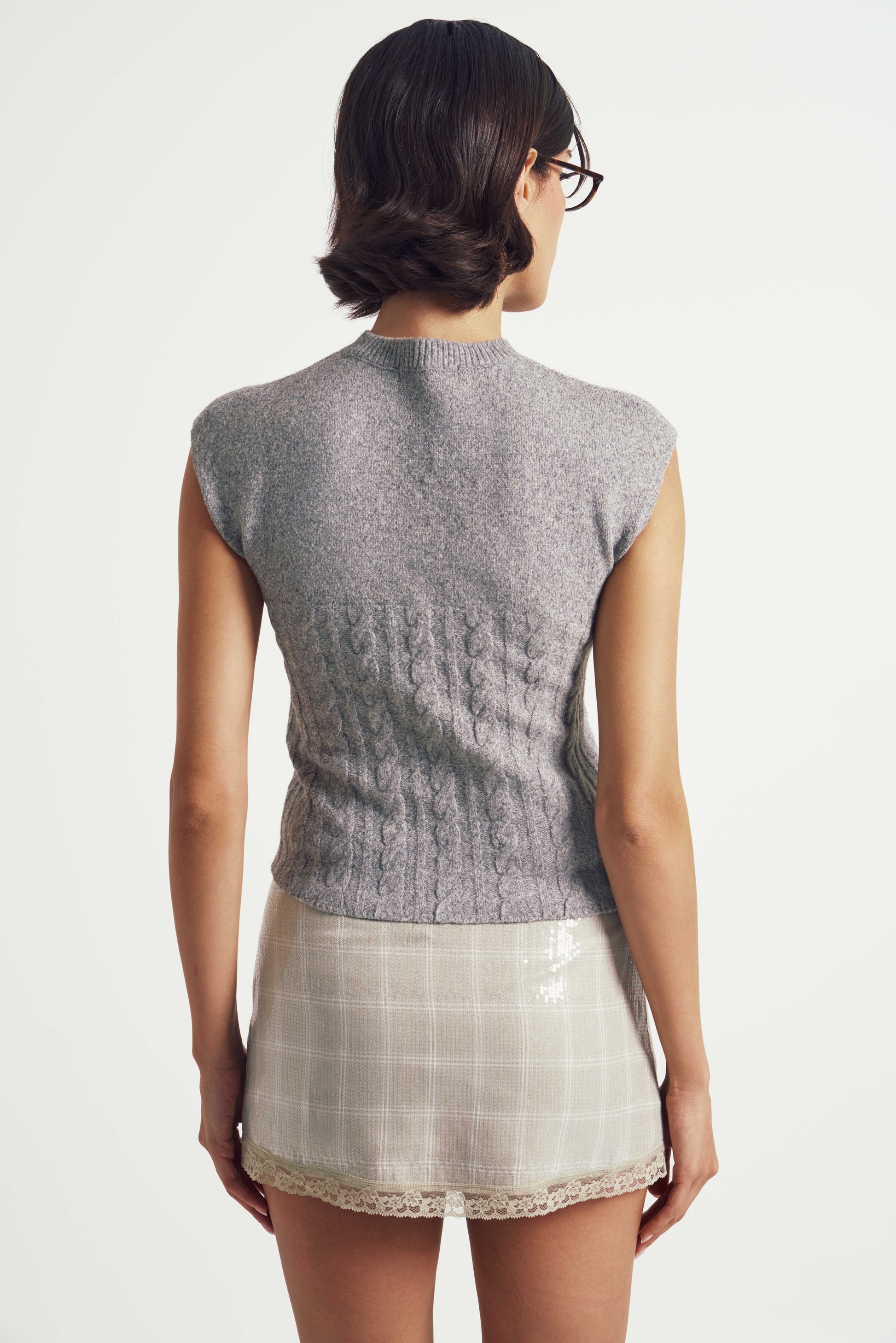 Orchid Grey Top