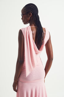 The Solene Drape Maxi Dress