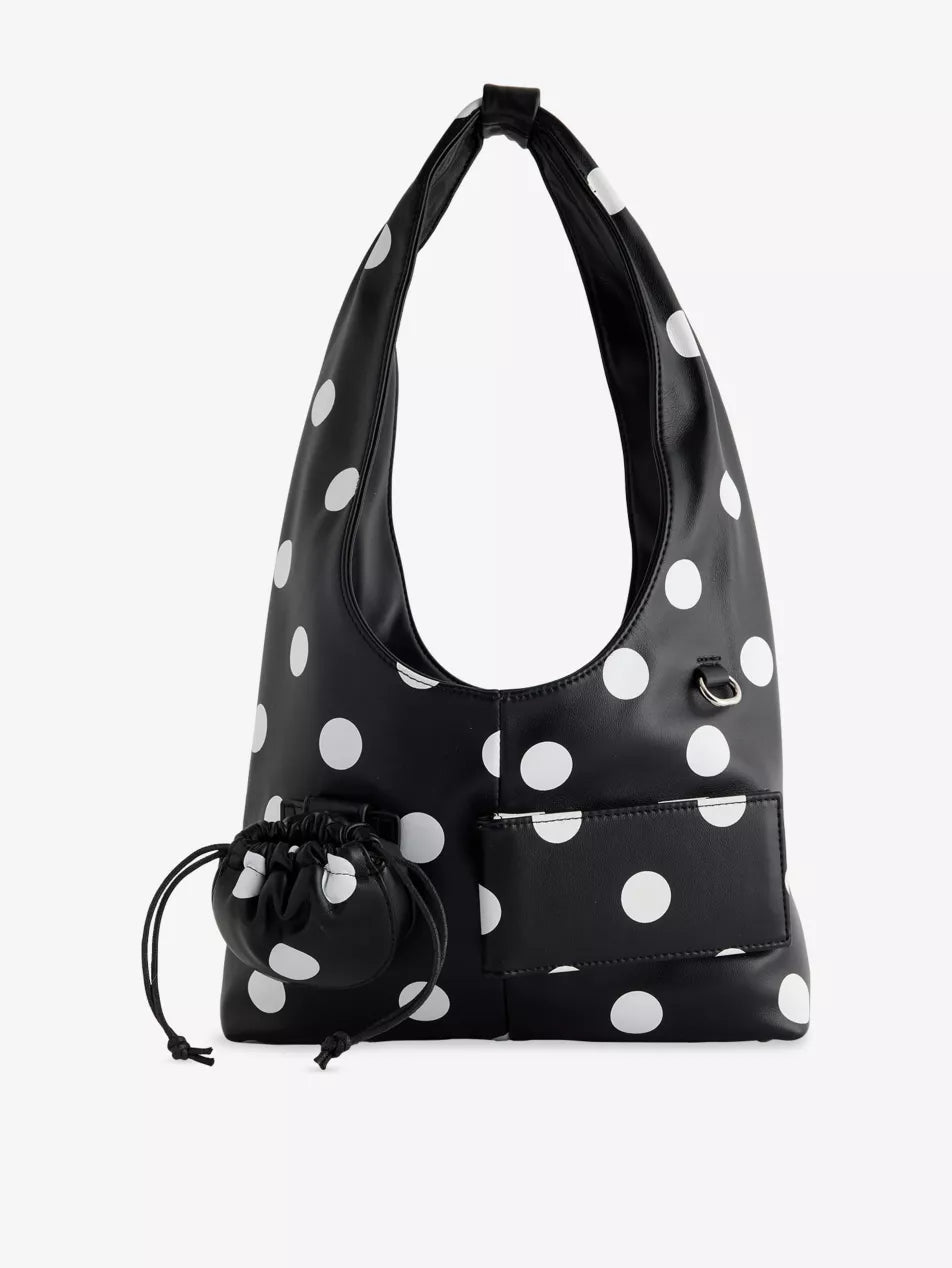 POLKA DOT SLING SHOULDER BAG