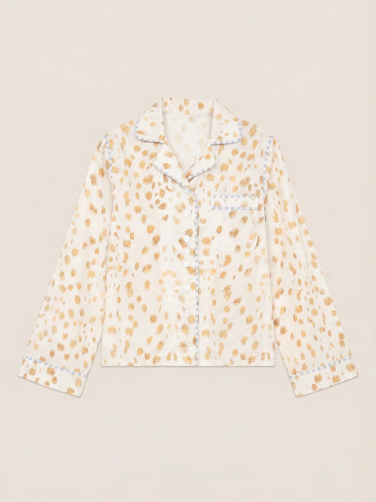 Bambi Deer Print Pajama Shirt