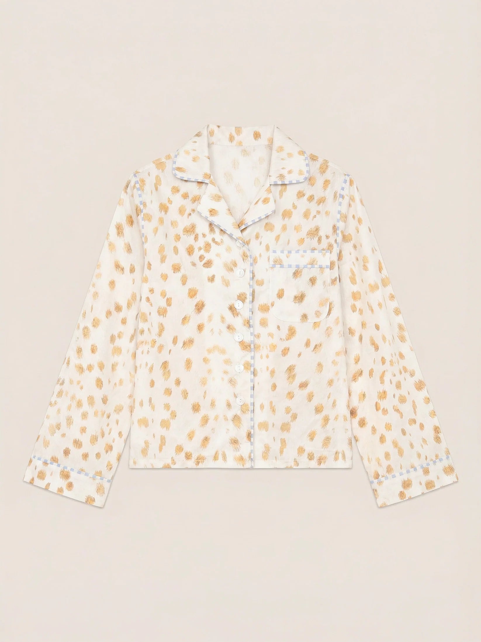Bambi Deer Print Pajama Shirt
