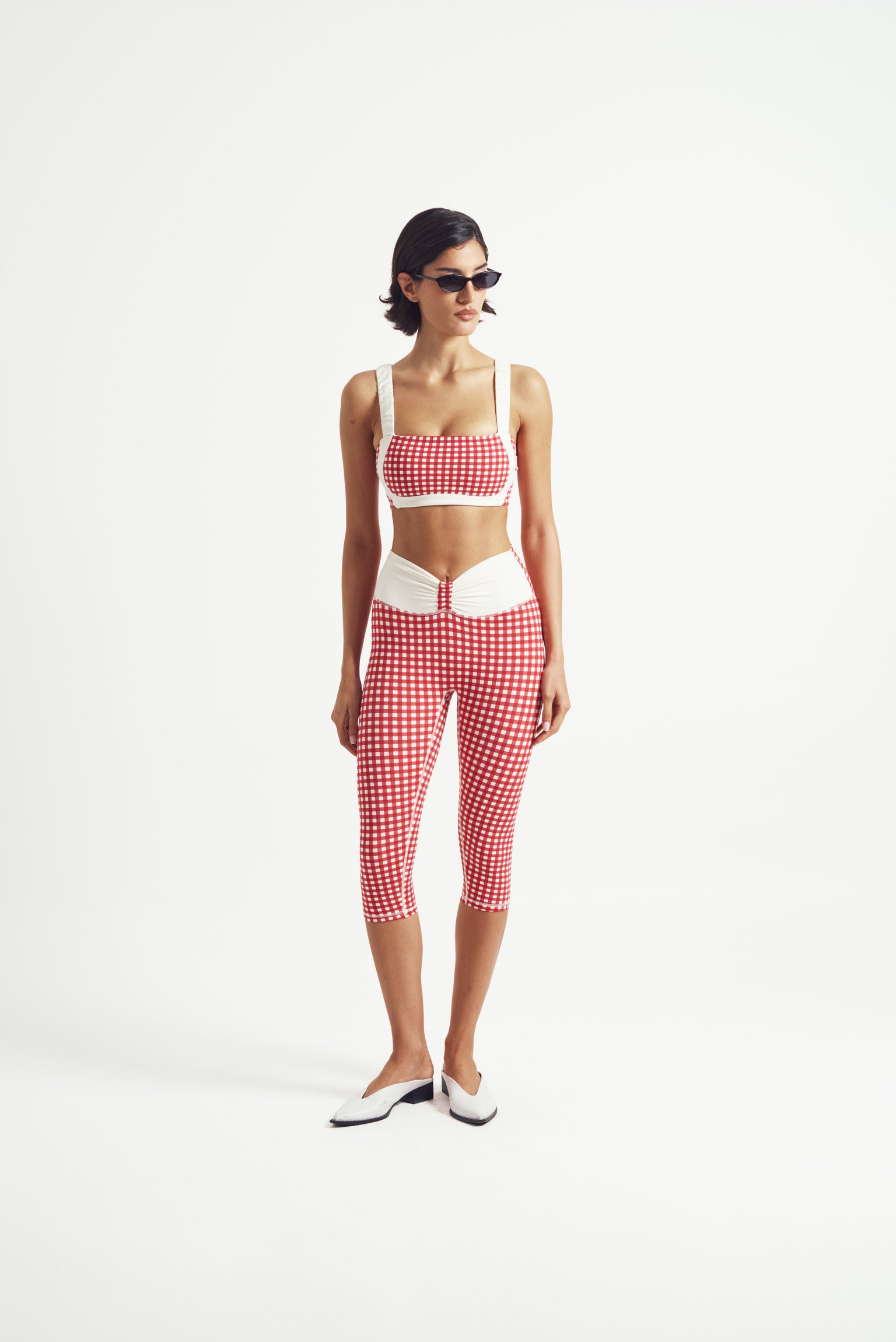 Luxe Balance Ruched Sports Crop