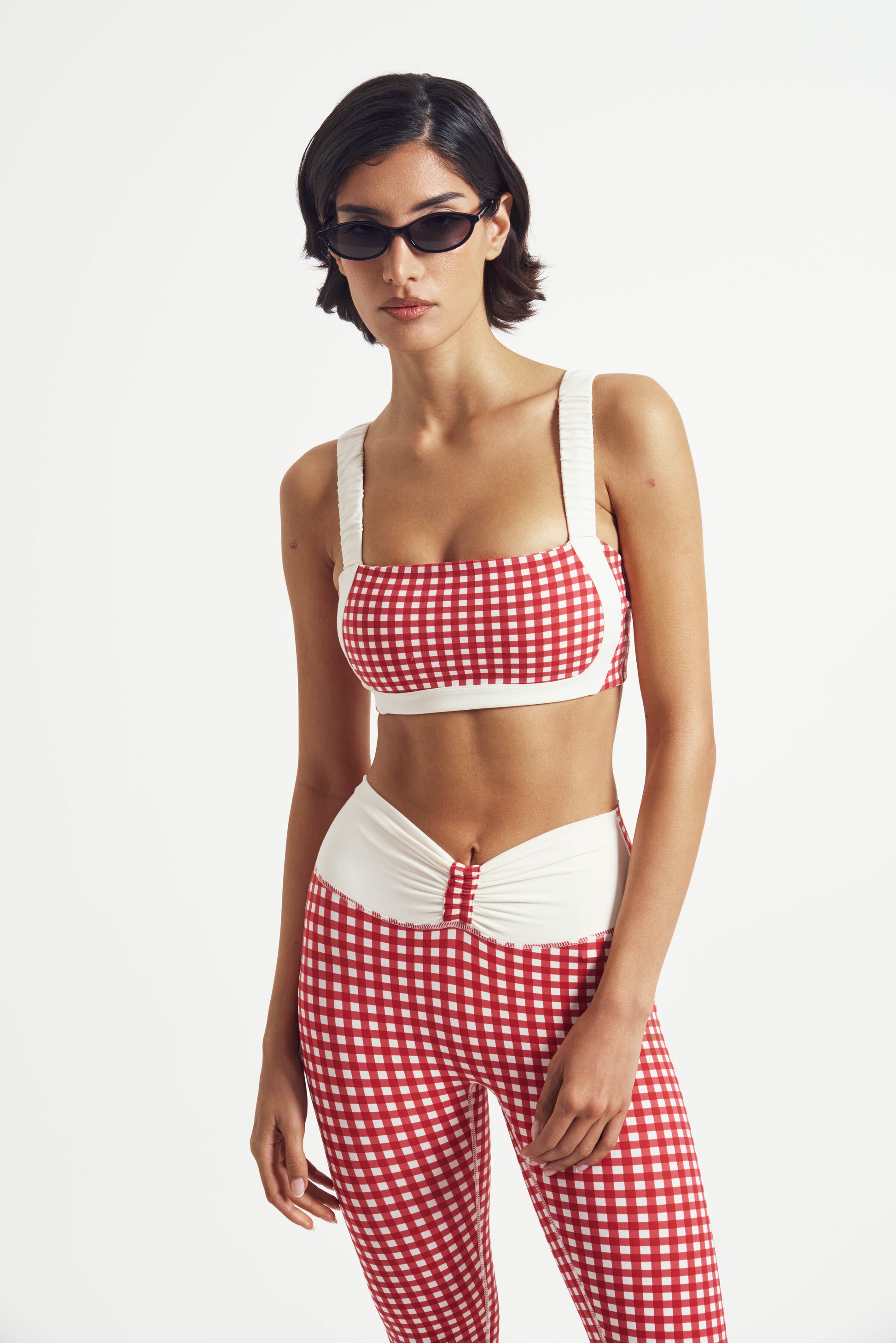 Luxe Balance Ruched Sports Crop