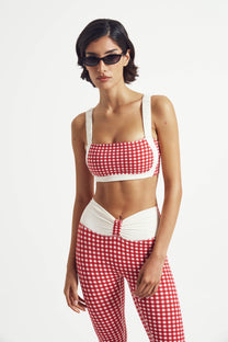 Luxe Balance Ruched Sports Crop