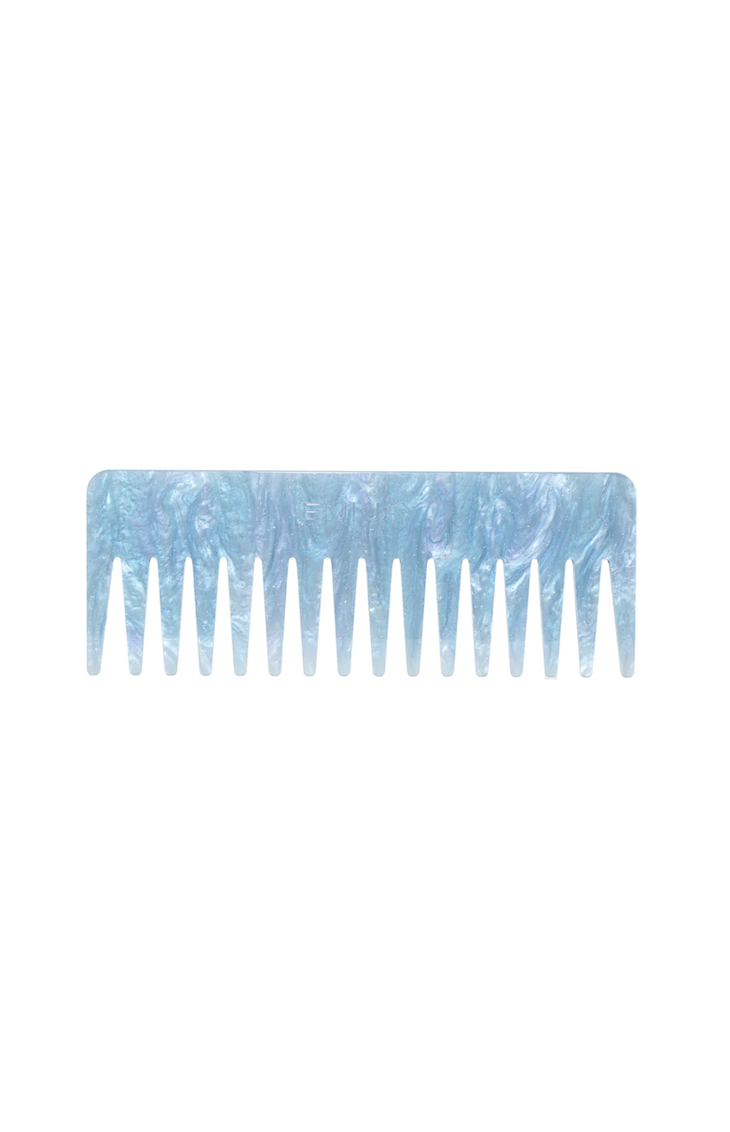 Detangling Comb in Blue Sugar