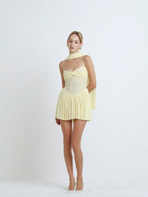 Ruched Mini Dress
