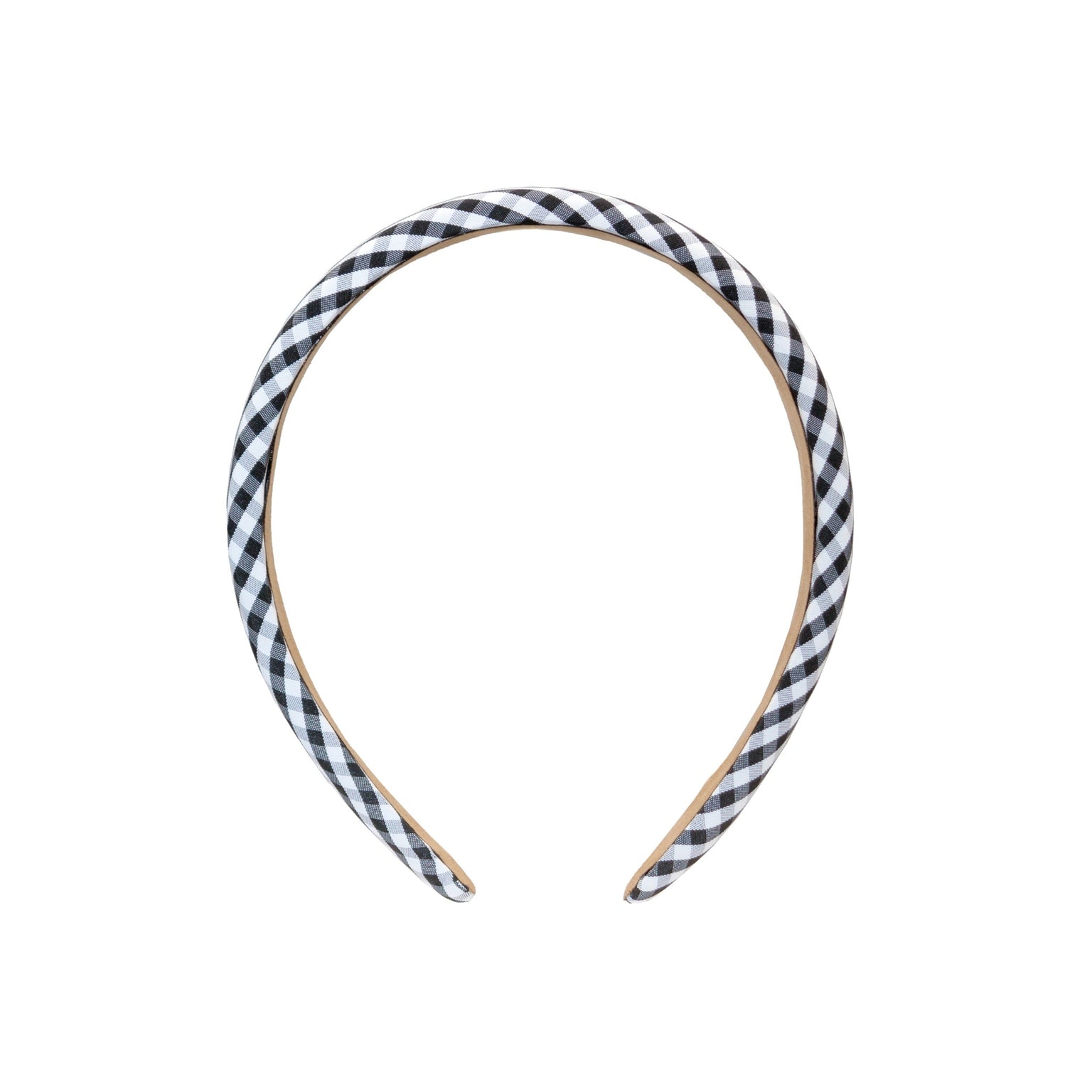 Halo Headband in Navy Gingham