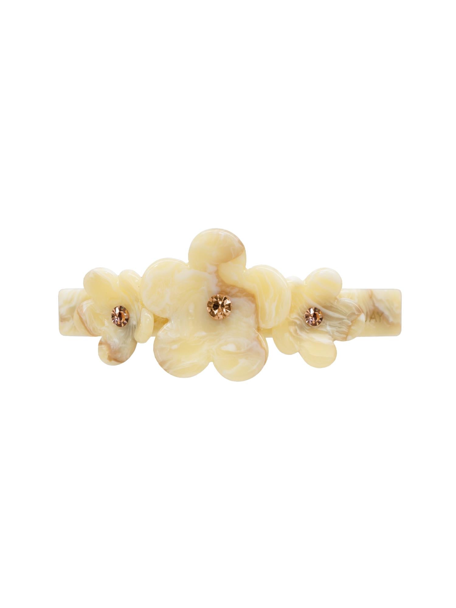 Ponytail Barrette in Chantilly Bloom