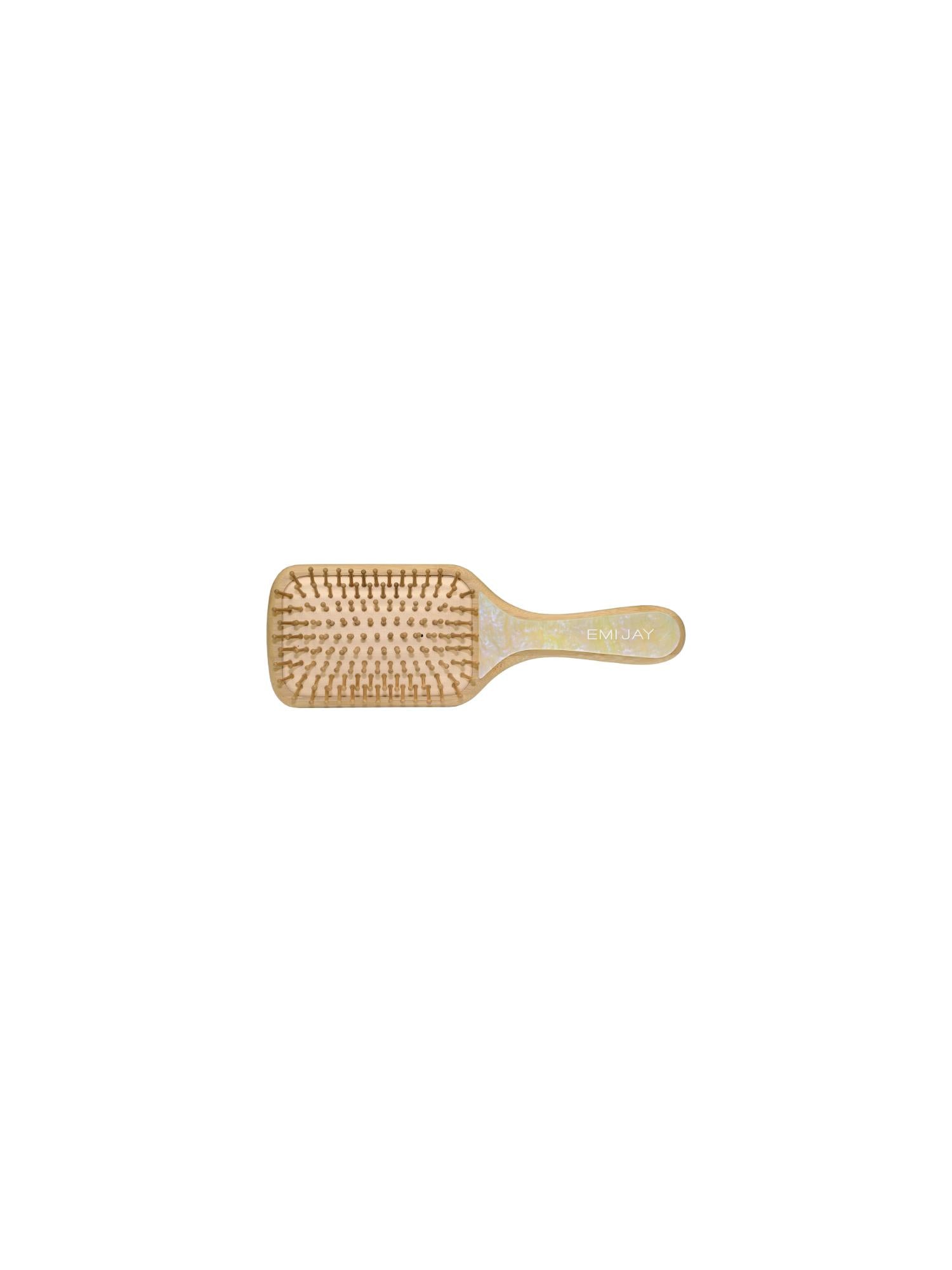 Bamboo Paddle Brush in Lemon Sugar