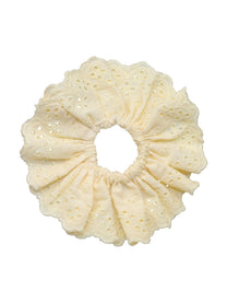 Eyelet Scrunchie in Daylily